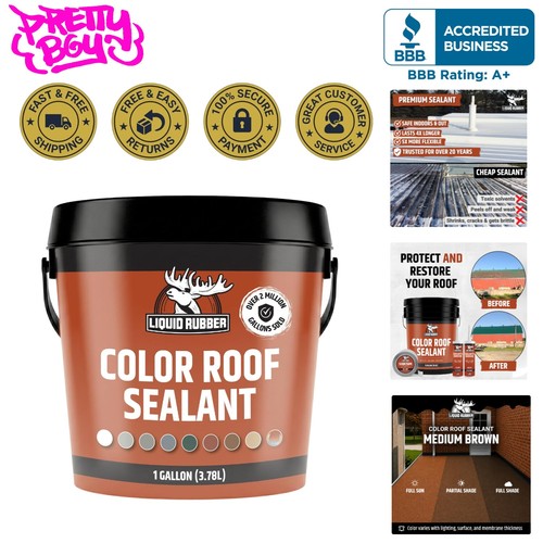 Durable gallon roof sealant - gallon,