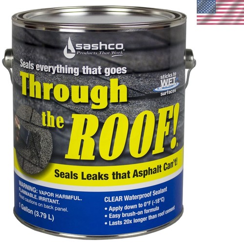 Gallon clear roof sealant - clear,