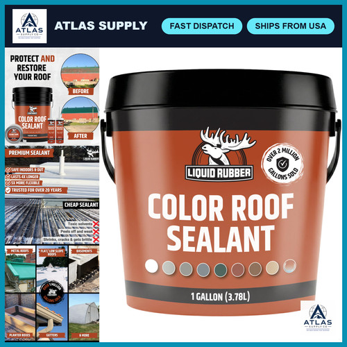 Beige liquid rubber roof - rubber,