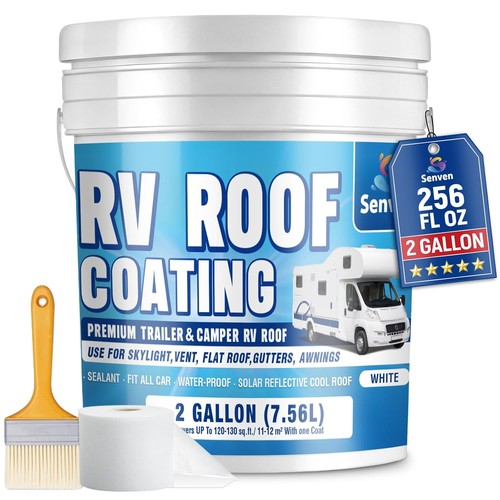 White roof waterproof - white, rv