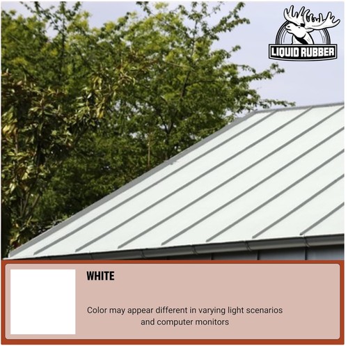 White elastomeric roof - white,