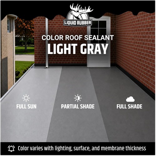 Light gray roof sealant - gray,