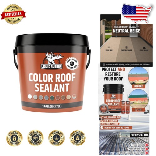 Beige elastomeric roof sealant - elastomeric,