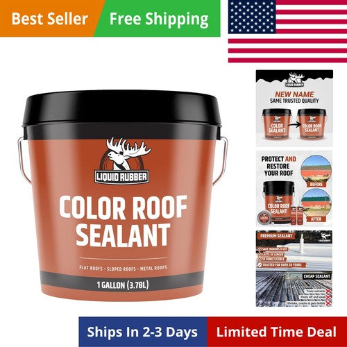 Color roof sealant - color,